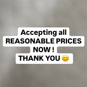 Accepting all reasonable prices now